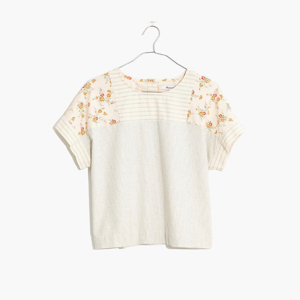 Madewell and the New Denim Project Cropped Top
